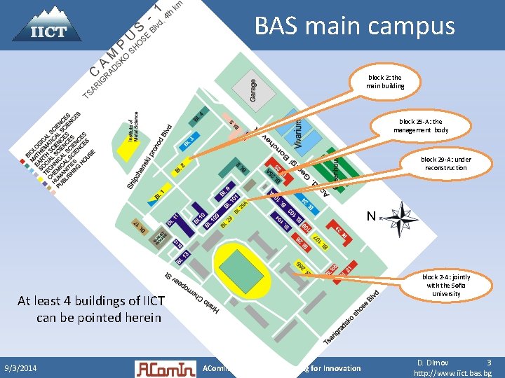 BAS main campus block 2: the main building block 25 -A: the management body