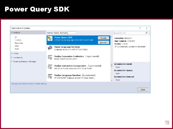 Power Query SDK Power Query SDK