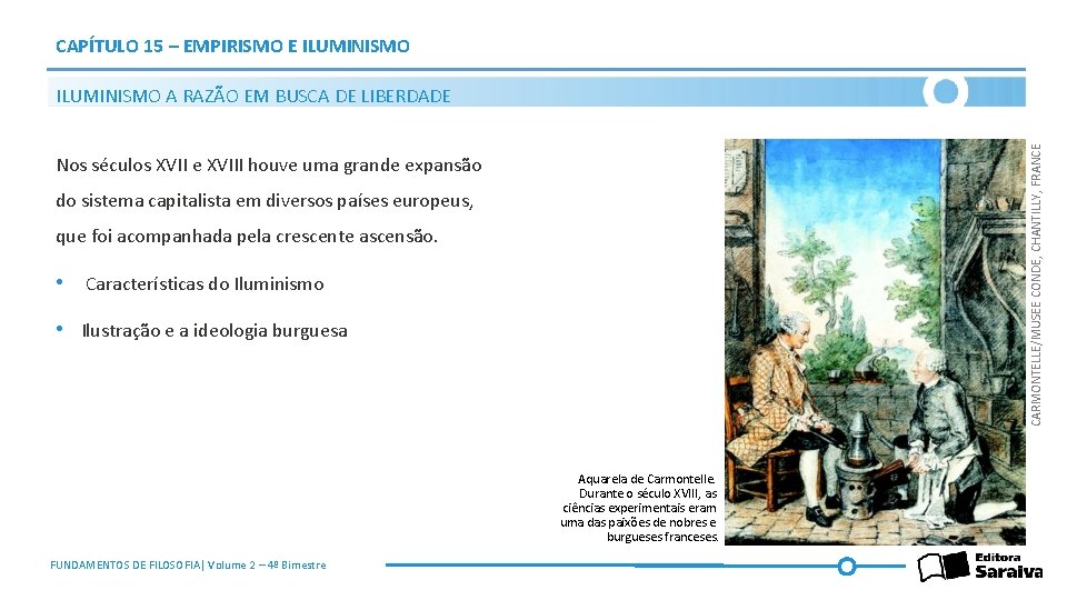 CAPÍTULO 15 – EMPIRISMO E ILUMINISMO CARMONTELLE/MUSEE CONDE, CHANTILLY, FRANCE ILUMINISMO A RAZÃO EM