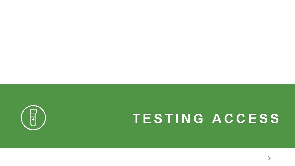 TESTING ACCESS 34 