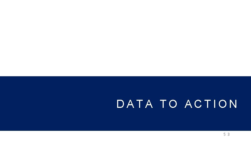 DATA TO ACTION 5 3 