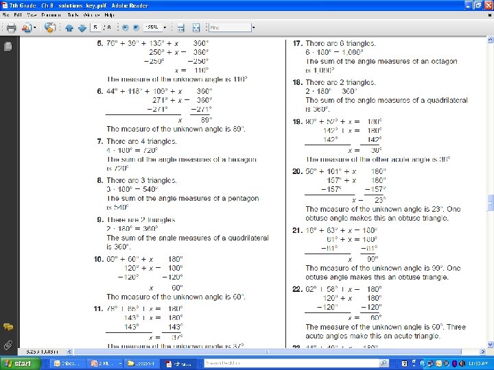 8 -4 Angles in Polygons 