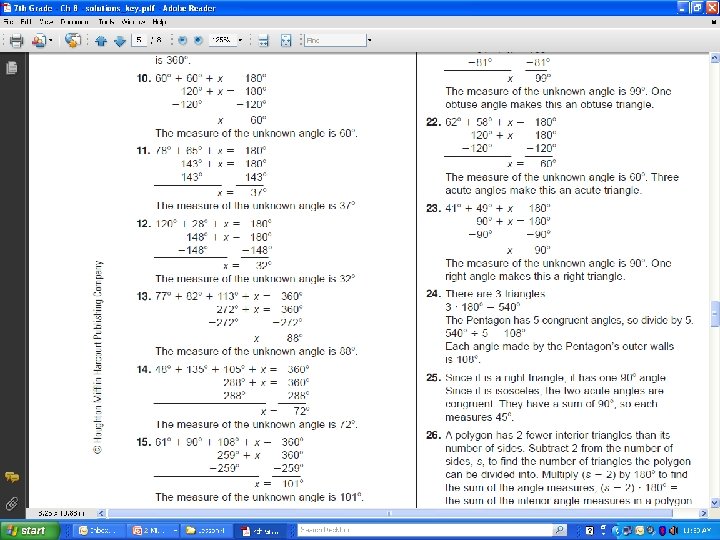 8 -4 Angles in Polygons 