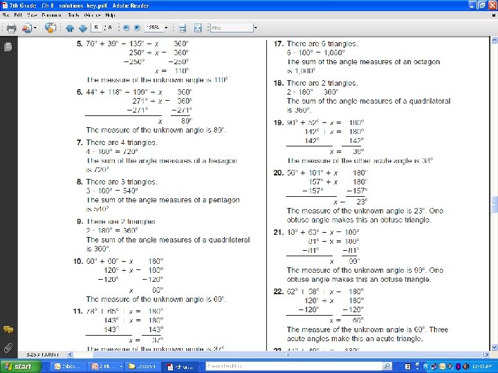 8 -4 Angles in Polygons 