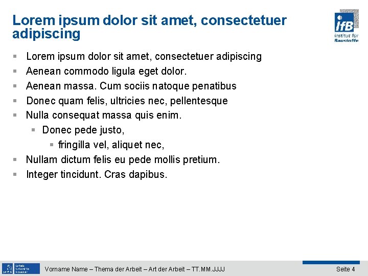 Lorem ipsum dolor sit amet, consectetuer adipiscing § § § Lorem ipsum dolor sit