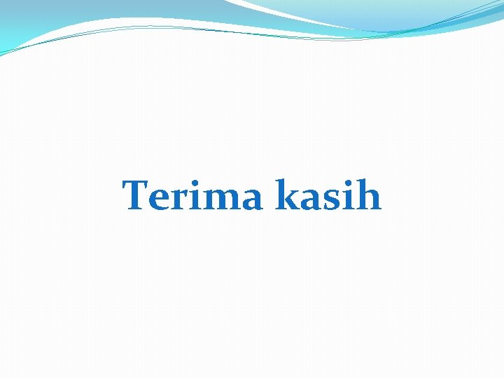 Terima kasih 