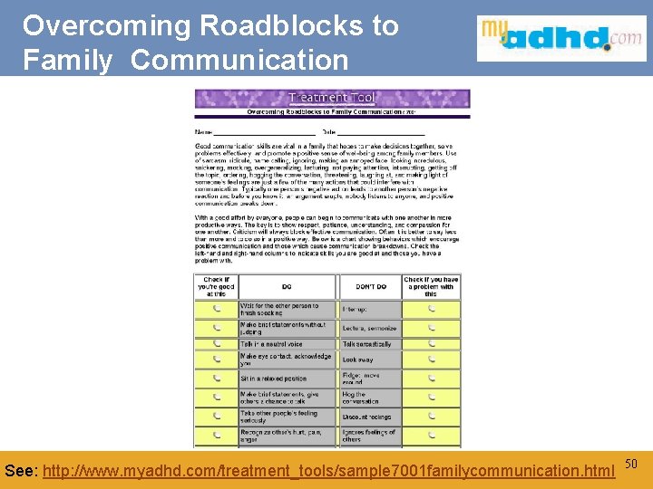 Overcoming Roadblocks to Family Communication Click to edit Master title style See: http: //www.