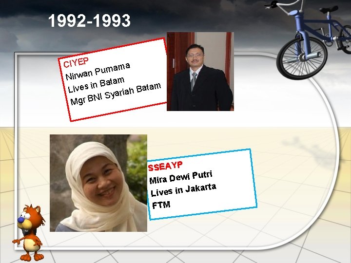 1992 -1993 CIYEP ama n r u P Nirwan tam a B n i