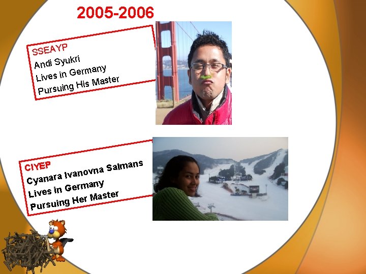 2005 -2006 P SSEAY ukri Andi Sy any m r e G Lives in