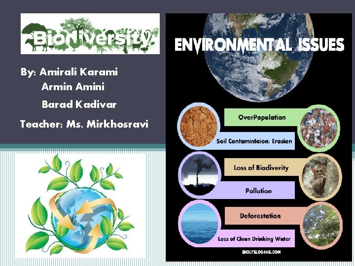 By: Amirali Karami Armin Amini Barad Kadivar Teacher: Ms. Mirkhosravi 