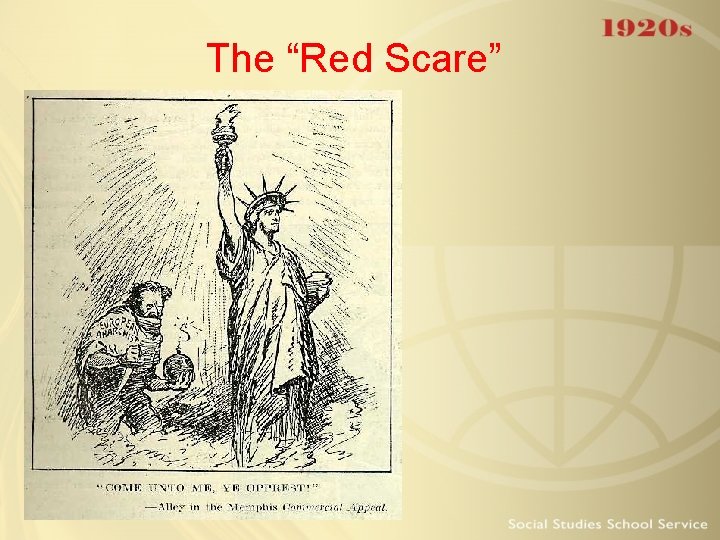 The “Red Scare” 