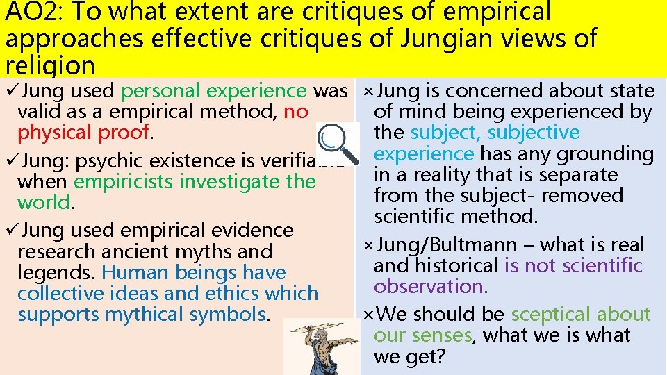 AO 2: To what extent are critiques of empirical approaches effective critiques of Jungian