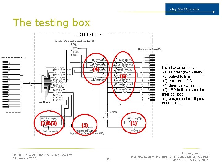 The testing box TESTING BOX (4) (2)&(3) PP-100901 -a-ABT_interlock conv mag. ppt 11 January