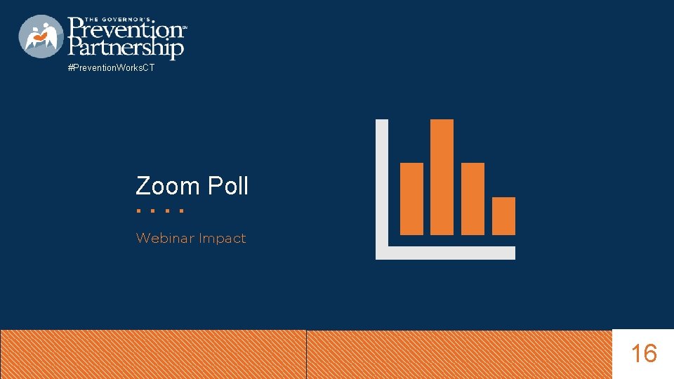 #Prevention. Works. CT Zoom Poll Webinar Impact 16 