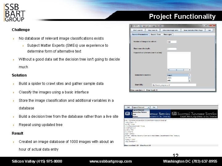 Project Functionality Challenge 4 No database of relevant image classifications exists 4 Subject Matter