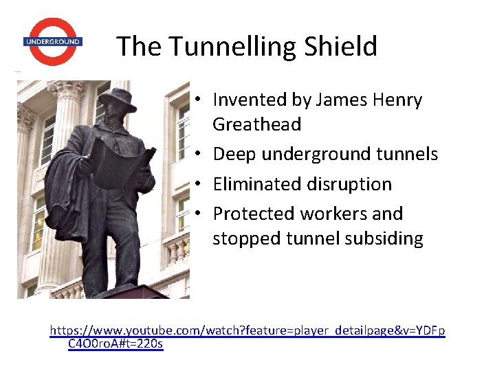 THE LONDON UNDERGROUND AKA The Tube Oldest underground