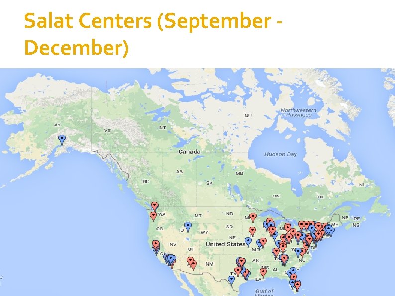 Salat Centers (September December) 