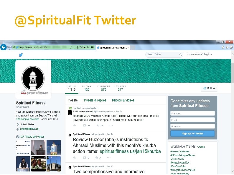 @Spiritual. Fit Twitter 