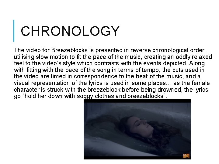 BREEZEBLOCKS By Altj Music Video Analysis CONTEXT Released