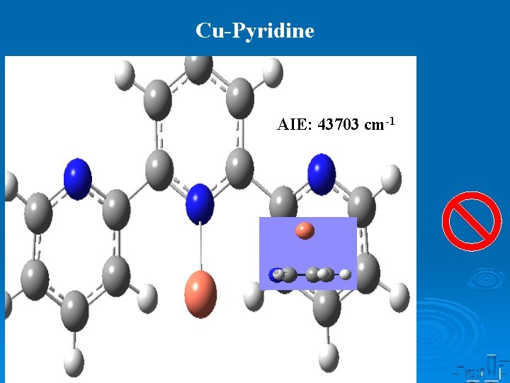Cu-Pyridine AIE: 43703 cm-1 
