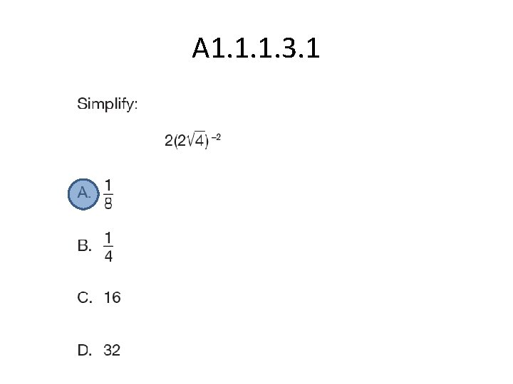 Algebra I Keystone Exam Sample Questions Problems taken