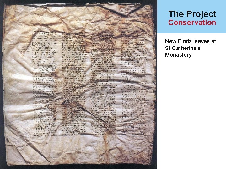The Project Conservation New Finds leaves at St Catherine’s Monastery 