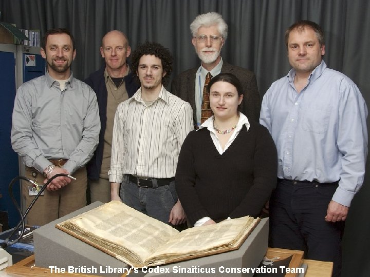 The British Library’s Codex Sinaiticus Conservation Team 