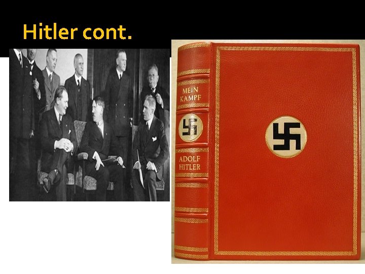 Hitler cont. 