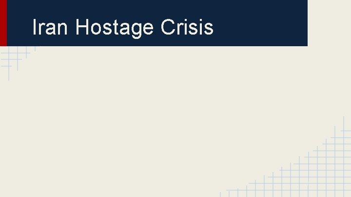 Iran Hostage Crisis 