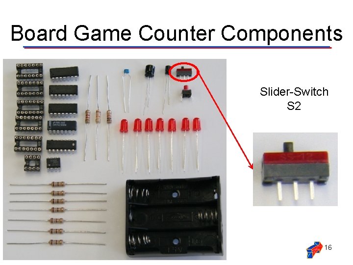Board Game Counter Components Slider-Switch S 2 16  Board Game Counter Components Slider-Switch S 2 16
