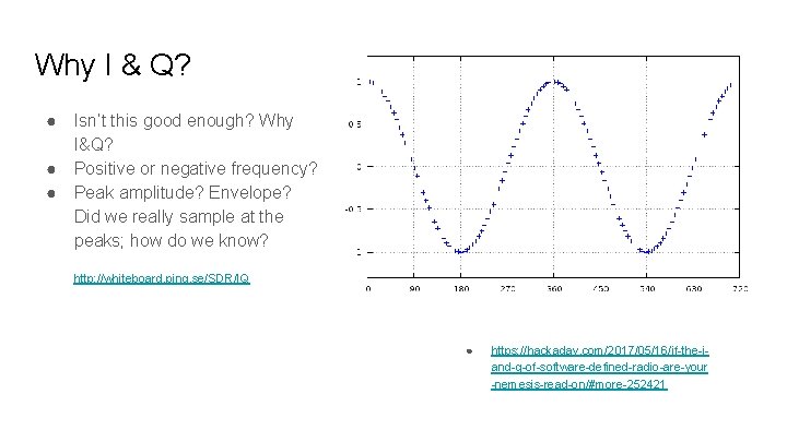 Why I & Q? ● ● ● Isn’t this good enough? Why I&Q? Positive