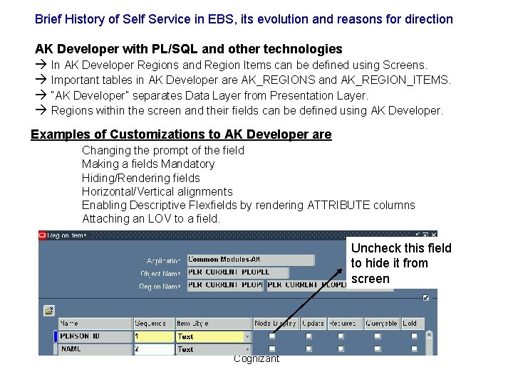Brief History of Self Service in EBS, its evolution and reasons for direction AK