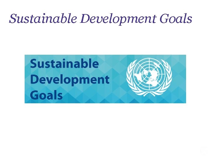 Sustainable Development Goals 