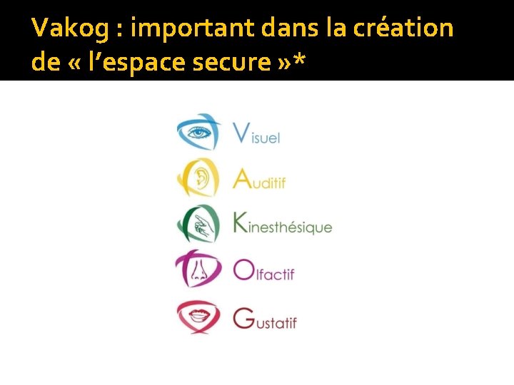 Vakog : important dans la création de « l’espace secure » * 