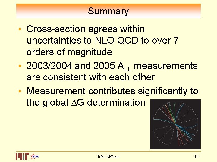 Summary • Cross-section agrees within uncertainties to NLO QCD to over 7 orders of