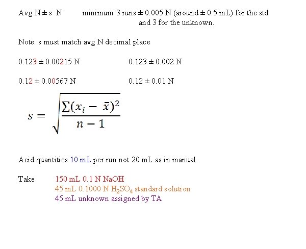 Avg N ± s N minimum 3 runs ± 0. 005 N (around ±