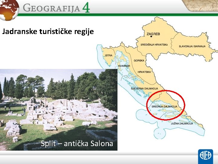 Jadranske turističke regije Split – antička Salona 