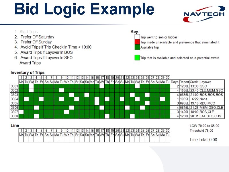 Bid Logic Example 