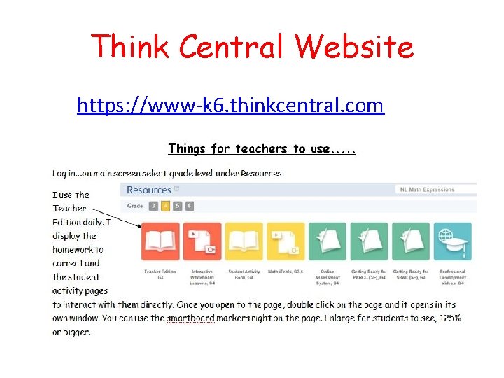 Think Central Website https: //www-k 6. thinkcentral. com 