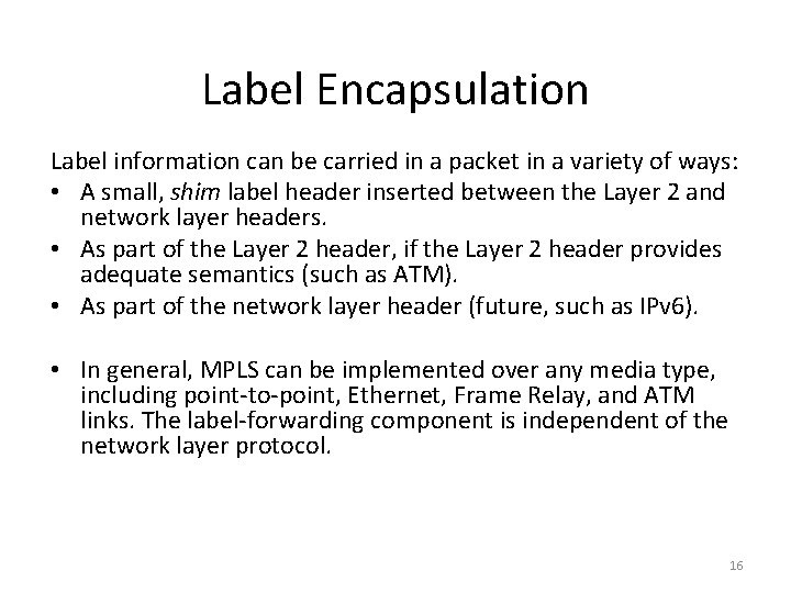 MultiProtocol Label Switch MPLS 1 Outline Introduction MPLS
