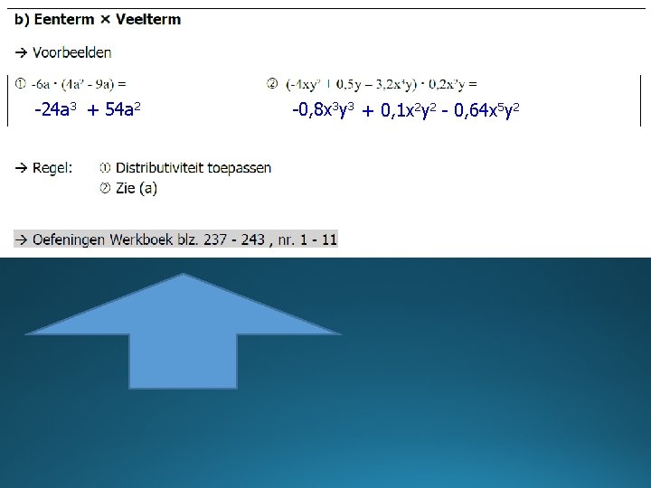 -24 a 3 + 54 a 2 -0, 8 x 3 y 3 +
