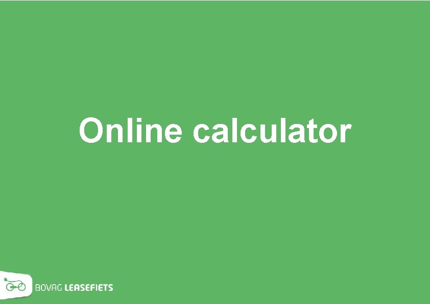 Online calculator 