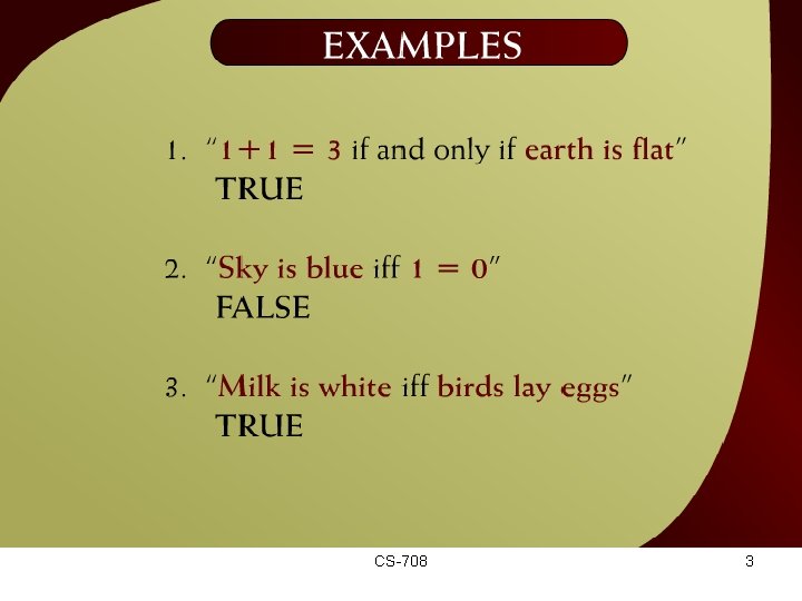 Examples – 4 a CS-708 3 