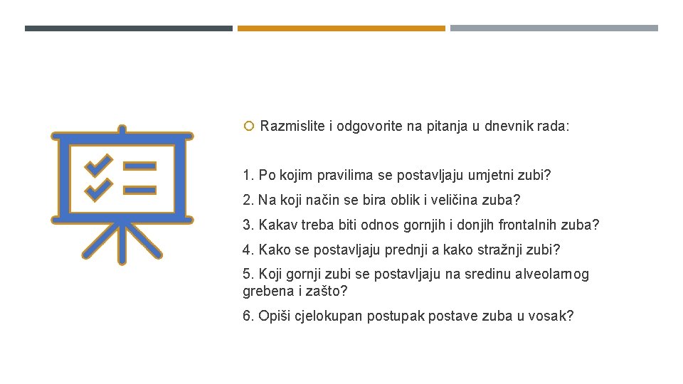  Razmislite i odgovorite na pitanja u dnevnik rada: 1. Po kojim pravilima se