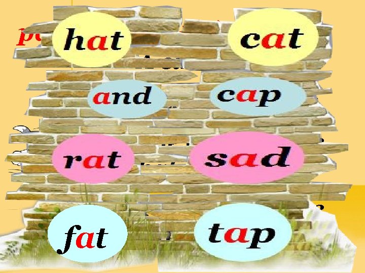 password: 通关密码 A cat and a rat. A cap and a hat. The cat