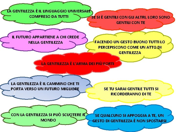 LA GENTILEZZA È IL LINGUAGGIO UNIVERSALE COMPRESO DA TUTTI SE SI È GENTILI CON