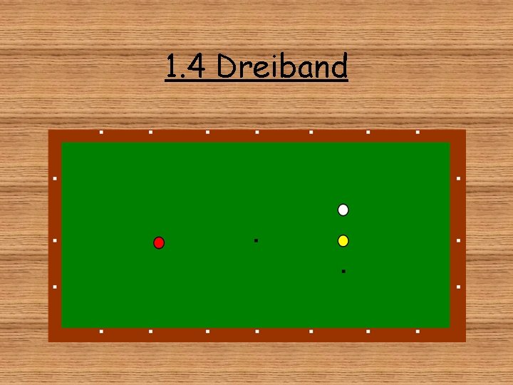 1. 4 Dreiband 