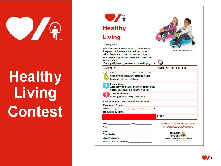 Healthy Living Contest 9 