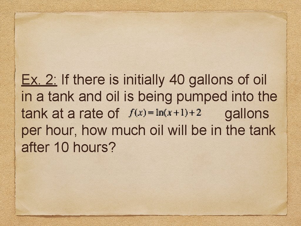 The Fundamental Theorem of Calculus 4 4 November