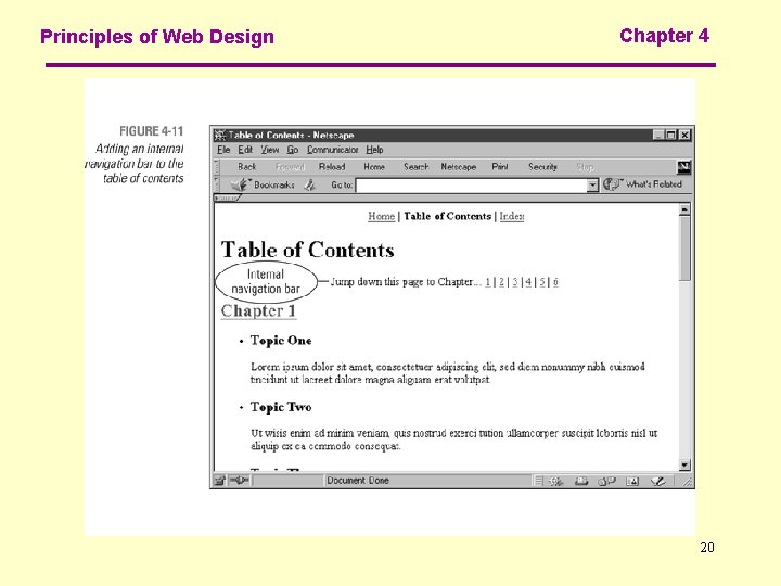 Principles of Web Design Chapter 4 20 